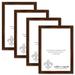 23x33 Mocha Walnut Picture Frame for Puzzles Posters Photos or Artwork (4-Pack)