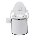 SalonMore Portable Travel Toilet Lightweight Indoor Outdoor Commode White