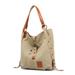 Women s Laptops Canvas Bags Students Modern Travel Backpacks Khaki