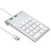 USB Numeric Keypad 18 Keys with USB 3.0 Port Hubs and Audio Adapter