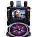 Karaoke USA DVD/CDG/MP3G Karaoke Machine with 7 TFT Color Screen Record Bluetooth and LED Sync Lights GF846