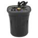 Car Cup Holder Cigarette Lighter 12V USB Charger Display Temperature