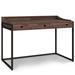 Wade Logan Gennep Desk Wood/Metal in Gray/Black/Brown | 33 H x 48 W x 26 D in | Wayfair 4A01F9C22E2241AE9360856C08E1FA53