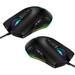 2X USB C Mouse Type C Ergonomic Wired Mouse RGB Gaming Mouse Optical Mouse