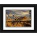 Jones Adam 32x23 Black Ornate Wood Framed with Double Matting Museum Art Print Titled - Moulton barn at sunrise and Teton Range-Grand Teton National Park-Wyoming