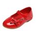 JDEFEG Girls Wedge Booties Size 3 Girl Shoes Small Leather Shoes Single Shoes Children Dance Shoes Girls Performance Shoes Girls Shows Pu Red 21