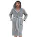 Alwyn Home Men's Waffle Robe W Piping C Hooded Lightweight , Full Length Ultra Soft Spa Sleepwear Bathrobe - Waffle Weave Robe | Wayfair