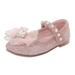 JDEFEG Cat and Girls Shoes Girl Shoes Small Leather Shoes Single Shoes Children Dance Shoes Girls Performance Shoes Kids Wide Tennis Shoes Pu Pink 36