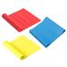 Frcolor 3pcs 150cm Eco-friendly Latex Pulling Resistance Band Yoga Pull Up Assist Stretching Band Fitness Strap for Training Exercising Slimming(Red Yellow Blue 1pc for Each Color)