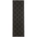 White 36 x 24 x 0.08 in Kitchen Mat - Mercer41 Geometric Machine Woven Polyester Area Rug in Charcoal | 36 H x 24 W x 0.08 D in | Wayfair