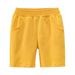 JDEFEG Boys Sweatpants 4Th Pants Toddler Girls Boys Kids Sport Soild Casual Shorts Fashion Beach Cargo Pants Shorts Boy Sweatpants Size 10 Boys Pants Polyester Yellow 140