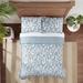 Serta Simply Comfort Ellen Botanical Leaf Quilt Set Polyester/Polyfill/Microfiber in White | Queen Quilt | Wayfair 14013000294