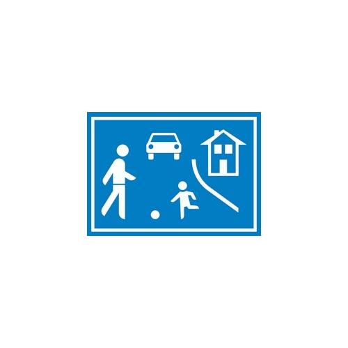 Spielstraße Schild Verkehrberuhigung A1