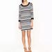 J. Crew Dresses | J. Crew 100% Silk Jules Shift Dress Navy White 2 | Color: Blue/White | Size: 2