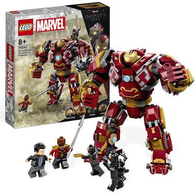 Konstruktionsspielsteine LEGO "Hulkbuster: Der Kampf von Wakanda (76247), LEGO Marvel" Spielbausteine bunt Kinder Ab 6-8 Jahren