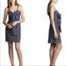 J. Crew Dresses | J Crew Navy White Polka Dot Dress Silk Wool 4 | Color: Blue/White | Size: 4