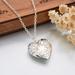 Anthropologie Jewelry | Heart Locket Necklace | Color: Silver | Size: Os