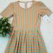 Lularoe Dresses | Lularoe Amelia Dress | Color: Green/Orange | Size: Xs