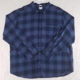 Columbia Shirts | Columbia Gingham Plaid Casual Outdoors Flannel Button Down Shirt Mens Xxl | Color: Blue | Size: Xxl