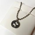 Gucci Jewelry | Authentic Women’s Interlocking G Sterling Silver Gucci Necklace | Color: Black/Silver | Size: Os