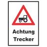 Achtung Trecker Schild A1 (594x841mm)