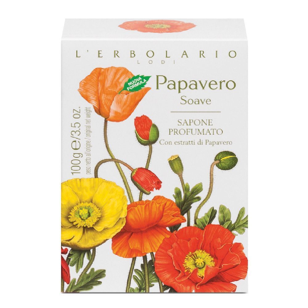 L'Erbolario Papavero Soave Sapone Profumato 100 g