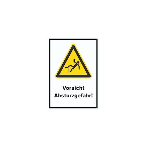 Vorsicht Absturzgefahr Schild A1 (594x841mm)