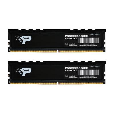 Patriot 16GB Signature Premium DDR5 4800 MHz UDIMM Memory Kit (2 x 8GB) PSP516G4800KH1