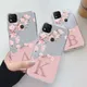 Pour Redmi 9C 9 C Cas Doux Mince De Luxe A-Z Lettres Couverture Arrière Antichoc Fundas Rose Fleurs