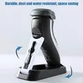 Support de rasoir pliant en ABS antidérapant Drainage de l'eau Base pour la plupart des rasoirs
