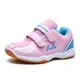 Chaussures de Sport légères pour enfants baskets de Badminton professionnelles blanches roses de