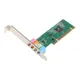 Carte son PCI pour PC Windows XP/7 carte son indépendante intégrée 5 canaux 4.1 Surround 3D