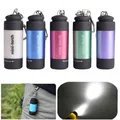 Mini lampe de poche LED étanche torche aste par USB lampe porte-clés torches de poche de camping