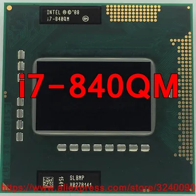Processeur Intel Core i7 840QM 1.86GHz Core i7 840Q PIncome 988 SLBMP pour ordinateur portable