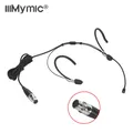 IiiMymic – Microphone casque professionnel noir 3 broches XLR TA3F double crochet d'oreille pour