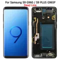 Avec ligne morte S9 SM-G960F LCD Pour Samsung S9 Plus Affichage Avec Cadre Pour S9 Plus G965F LCD