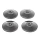 Croûte Pro – lot de 4 pointes d'isolation pieds amplificateur de haut-parleur cône nickelé Base