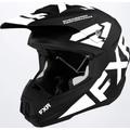 FXR Torque Team Casco per motoslitta, nero-bianco, dimensione L