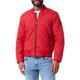 Replay Herren Jacke Bomberjacke Winter, Rot (Ruby Red 055), L