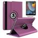 Multi-Angle Viewing Stand For iPad 9th/ 8th/ 7th Generation Case iPad 10.2 Leather Cover 360 Degree Rotating