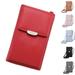 PU Leather Phone Purse Small Phone Cross Body Bag Synthetic Leather Phone Bag for Women with Long Strap and Key Ring(Red)