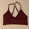 Lululemon Athletica Intimates & Sleepwear | Limited Edition Gorgeous Maroon Red Ebb To Street Bra From Lululemon | Color: Red | Size: 2