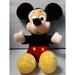 Disney Toys | Disneyland Walt Disney World Mickey Mouse Plush Stuffed Animal 12" Vintage | Color: Black/Red | Size: Osb