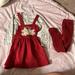 Disney Dresses | Disney Baby Brand New Dress With Tags. Never Worn. | Color: Red/White | Size: 18mb