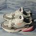 Adidas Shoes | Adidas Falcon Cg6214 Women White/Gray Athletic Sneaker Shoes Size 6.5 | Color: Gray/White | Size: 6.5