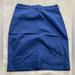 J. Crew Skirts | Nwt J Crew Blue With Pink Polka Dots Pencil Skirt | Color: Blue/Pink | Size: 2