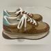 Madewell Shoes | 6.5 Madewell Tennis Shoes | Color: Blue/Tan | Size: 6.5