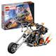 LEGO Marvel Ghost Rider mit Mech & Bike, Superhelden Motorrad Spielzeug zum Bauen mit Kette und Action-Figur, Geschenk für Kinder ab 7 Jahren 76245