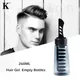 Applicateur de cire coiffante pour hommes bouteille rechargeable 2 en 1 pour cheveux peigne