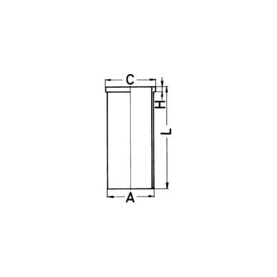 KOLBENSCHMIDT Zylinderlaufbuchse Universal 109,01mm für DAF 212275 220095 0220095 88547110 Image